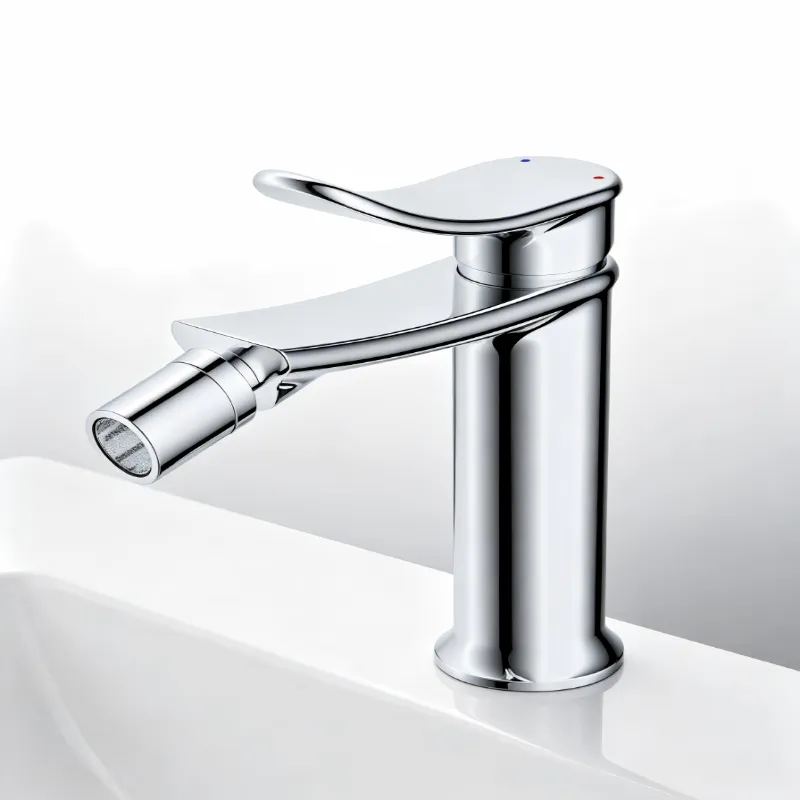 Messing-Chrom-Schwenkbecken-Wasserhahn