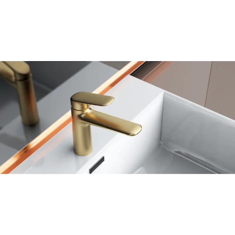 Wasserfall-Waschtischarmaturen mit einem Loch für Badezimmerwaschbecken